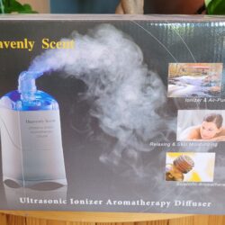Heavenly Scent Ultrasonic Ionizing Aromatherapy Diffuser, Square