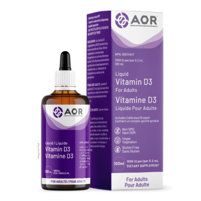 AOR Vitamin D3 Liquid - Adult, 100mL