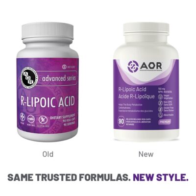 AOR R-Lipoic Acid Label