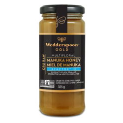 Wedderspoon Raw Multifloral Manuka Honey KFactor12, 325g