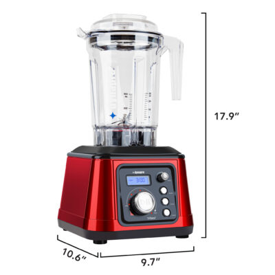 Tribest® Dynapro® Commercial High-Speed Blender DPS-2200RD-B (Red)