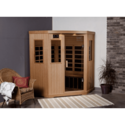 Radiant Health Saunas® EC-4H 4 Person Corner Elite Model