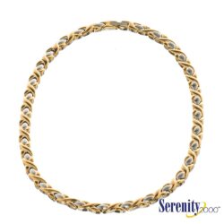 Serenity 2000 Aphrodite Necklace, 2-Tone, 18"